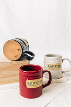Load image into Gallery viewer, Deneen Pottery | R.Riveter Camper Mug Cranberry