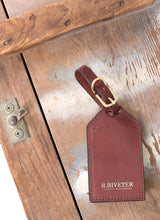 Load image into Gallery viewer, Leather Luggage Tag