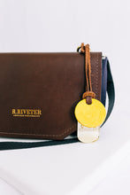 Load image into Gallery viewer, Whittle | Signature Navy Canvas + Brown Leather Handbag