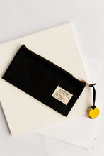 Load image into Gallery viewer, Zipper Pouch | Signature Black Canvas