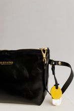 Load image into Gallery viewer, Naomi Leather Zipper Clutch | Black