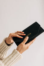 Load image into Gallery viewer, Wallet | Black + Camel Leather