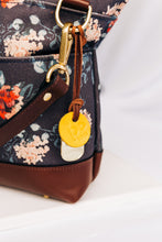 Load image into Gallery viewer, Otto | Special Edition Vintage Botanical Print + Brown Leather Handbag