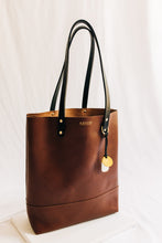 Load image into Gallery viewer, Emma Leather Tote | Chocolate Brown