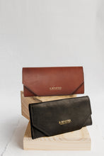 Load image into Gallery viewer, Wallet | Brown + Black Leather
