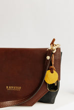 Load image into Gallery viewer, Patton | Signature Black Canvas + Brown Leather Crossbody Handbag 
