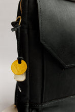 Load image into Gallery viewer, Corbin | Signature Black Canvas + Black Leather Backpack
