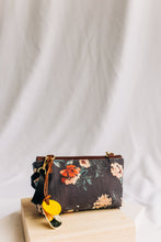 Load image into Gallery viewer, Whittle | Special Edition Vintage Botanical Print + Brown Leather Handbag
