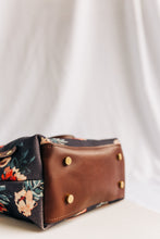 Load image into Gallery viewer, Dot | Special Edition Vintage Botanical Print + Brown Leather Handbag
