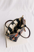 Load image into Gallery viewer, Dot | Special Edition Vintage Botanical Print + Brown Leather Handbag
