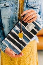 Load image into Gallery viewer, Zipper Pouch | Special Edition Beyond the Sea Stripe Canvas
