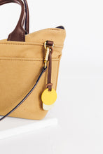 Load image into Gallery viewer, Dot | Harvest Tan Canvas + Brown Leather Handbag

