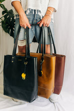 Load image into Gallery viewer, Emma Leather Tote | Black
